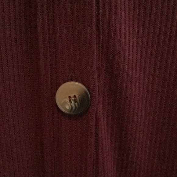 NWT Long-sleeve Burgundy Duster - Picture 3 of 6